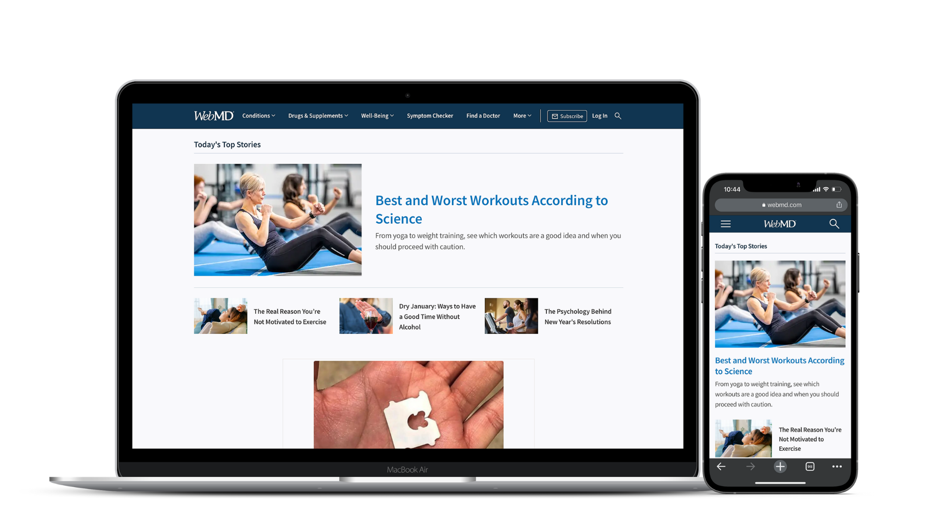 WebMD Homepage